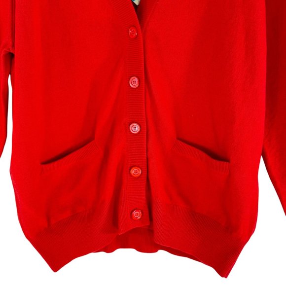 GUCCI X ADIDAS Orange Wool GG Women's Cardigan Made in Italy Marked as "L" - Picture 3 of 10